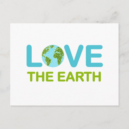 Aarde-dag Briefkaart (Voorkant)
