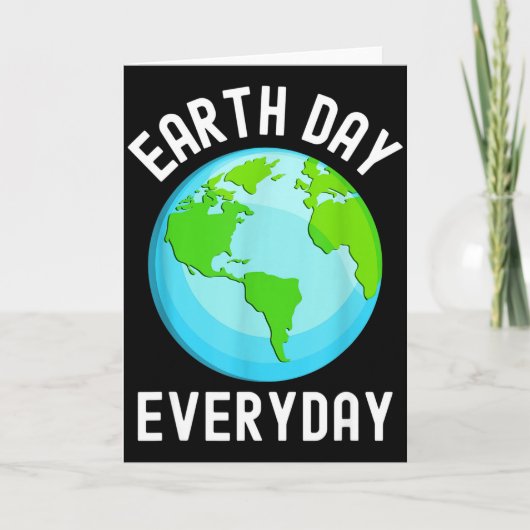 Aarde Dag Elke Dag Aarde  Kaart (Voorkant)