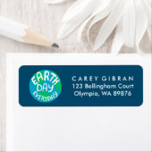 AARDE DAG ELKE DAG beschermen de aarde Etiket (Insitu)