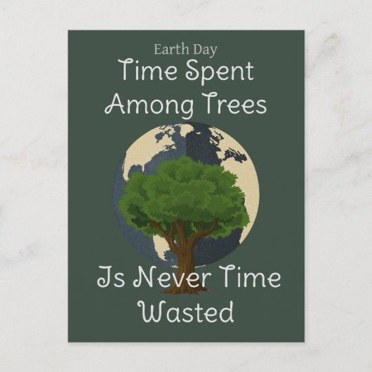 aarde dag elke dag, ga groen, Save Our Planet Briefkaart (Voorkant)