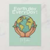 aarde dag elke dag, ga groen, Save Our Planet Briefkaart (Voorkant)