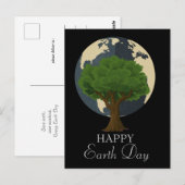 aarde dag elke dag, ga groen, Save Our Planet Briefkaart (Voorkant / Achterkant)