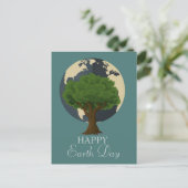aarde dag elke dag, ga groen, Save Our Planet Briefkaart (Staand voorkant)