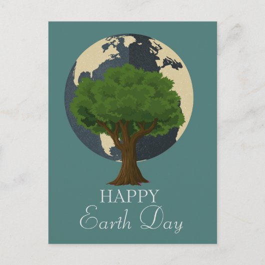 aarde dag elke dag, ga groen, Save Our Planet Briefkaart (Voorkant)