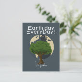 aarde dag elke dag, ga groen, Save Our Planet Briefkaart (Staand voorkant)