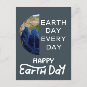 aarde dag elke dag, ga groen, Save Our Planet Briefkaart