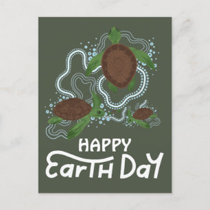 aarde dag elke dag, ga groen, Save Our Planet Briefkaart