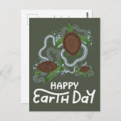 aarde dag elke dag, ga groen, Save Our Planet Briefkaart (Voorkant / Achterkant)