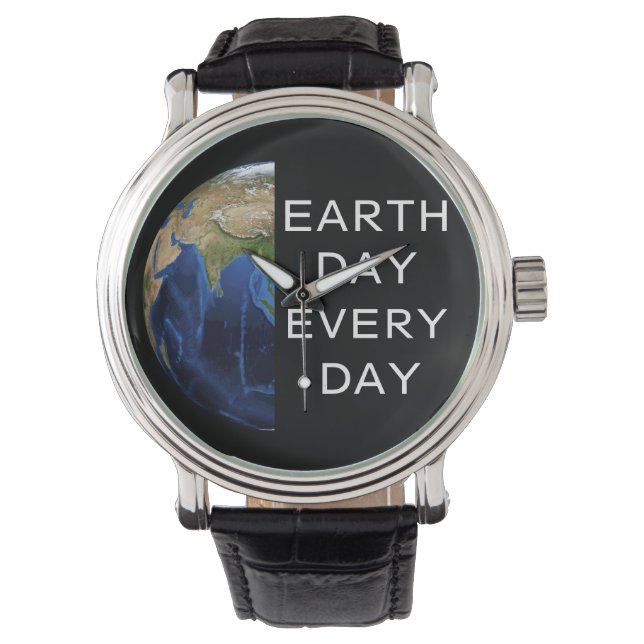 aarde dag elke dag, ga groen, Save Our Planet Horloge (Voorkant)