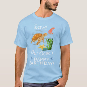 aarde dag elke dag, ga groen, Save Our Planet T-shirt