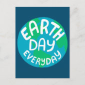 AARDE DAG ELKE DAG Met een handschrift gevuld PLan Briefkaart (Voorkant)