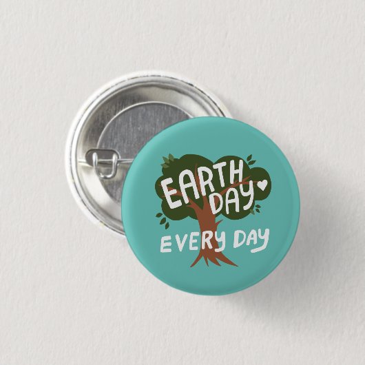 AARDE DAG ELKE DAG RONDE BUTTON 3,2 CM (Voorkant /achterkant)