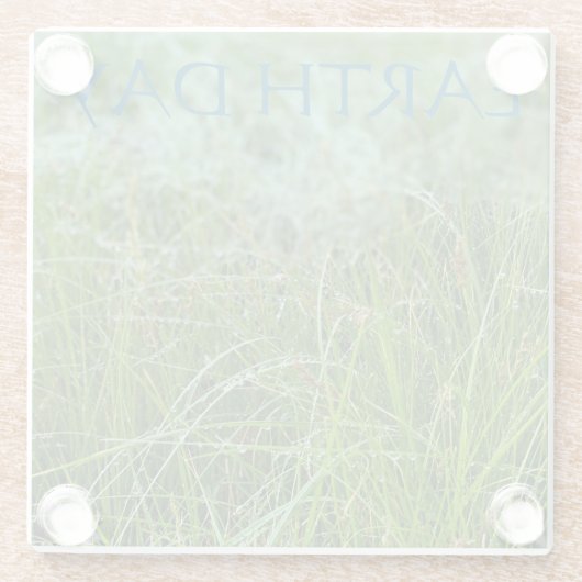 AARDE DAG GLAZEN ONDERZETTER (Achterkant)