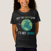 Aarde, dag klimaatverandering bespaart de planeet t-shirt (Voorkant)