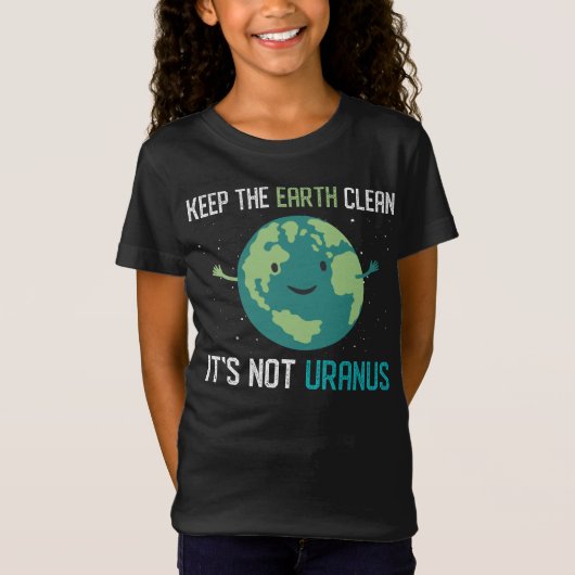 Aarde, dag klimaatverandering bespaart de planeet t-shirt (Voorkant)