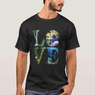 Aarde Dag Liefde Wereld Verjaardag Sla Onze Planee T-shirt