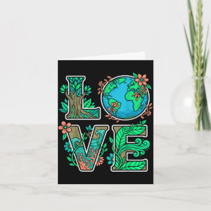 Aarde dag natuur liefde ecologisch vriendelijk mil kaart