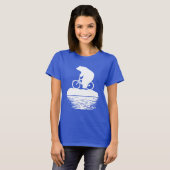 AARDE DAG: Polar Beer Bicycle Women's Tshirt (Voorkant volledig)