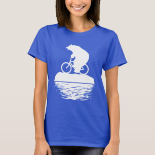 AARDE DAG: Polar Beer Bicycle Women's Tshirt