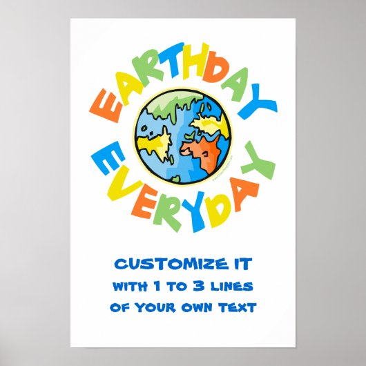 AARDE DAG POSTER (Voorkant)