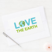 Aarde-dag Rechthoekige Sticker (Envelop)