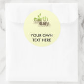 AARDE DAG - RONDE STICKER (Tas)