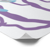 Aarde dag schattige planeet poster (Hoek)