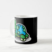 aarde dag schildpad koffiemok (Voorkant links)