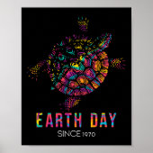 Aarde-dag van de schildpad poster (Voorkant)