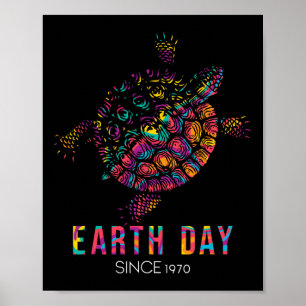 Aarde-dag van de schildpad poster