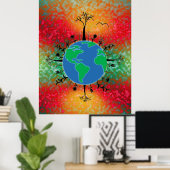 Aarde Dag ~ Zondag Poster (Thuiskantoor)