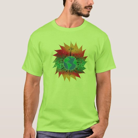 Aarde Dag ~ Zondag T-shirt (Voorkant)