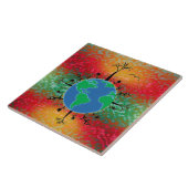 Aarde Dag ~ Zondag Tegeltje (Zijkant)