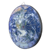 Aarde - de blauwe marmer dartbord (Voorkant Rechts)