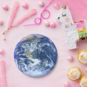 Aarde: De blauwe marmer Papieren Bordje (Feest)