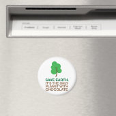 Aarde, de enige planeet met chocolade magneet (Insitu (Vaatwasser))