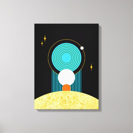 AARDE - De vier elementen Canvas Afdruk (Voorkant)