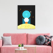 AARDE - De vier elementen Canvas Afdruk (Insitu (Woonkamer))