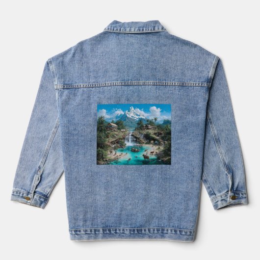 Aarde Denim Jacket (Achterkant)