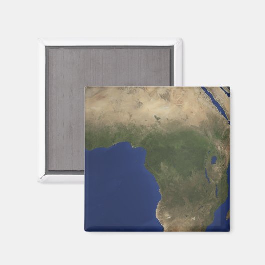 Aarde die landafdekking over Afrika toont Magneet (Voorkant / Achterkant)
