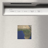 Aarde die landafdekking over Afrika toont Magneet (Insitu (Vaatwasser))