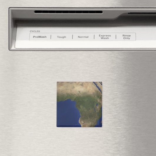 Aarde die landafdekking over Afrika toont Magneet (Insitu (Vaatwasser))