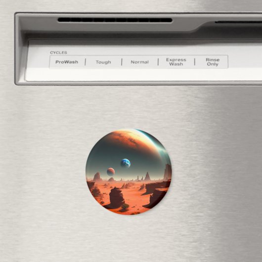 Aarde Dit is Mars Calling, Fridge Magnet (Insitu (Vaatwasser))