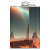 Aarde Dit is Mars Calling, Hip Flask Heupfles (Achterkant)
