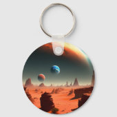 Aarde Dit is Mars Calling, Keyring Sleutelhanger (Achterkant)