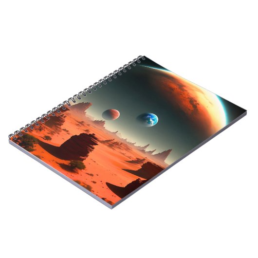 Aarde Dit is Mars Calling, Notitieboek (Linkerzijde)