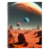 Aarde Dit is Mars Calling, Notitieboek (Voorkant)