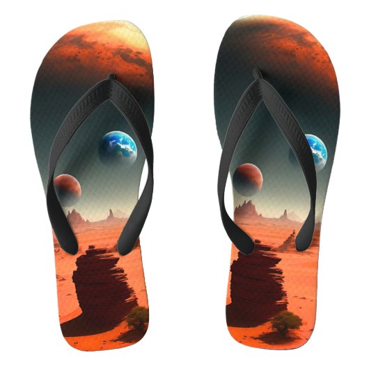 Aarde Dit is Mars Calling, Teenslippers (Voetbed)