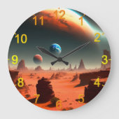 Aarde Dit is Mars Calling, Wall Clock Grote Klok (Voorkant)