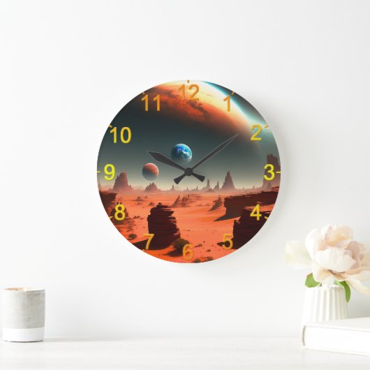 Aarde Dit is Mars Calling, Wall Clock Grote Klok (Huis)